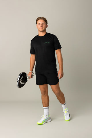Cuarenta Zero Padel Enrique T-Shirt | Zwart