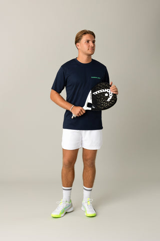 Cuarenta Zero Padel Enrique T-Shirt | Navy